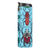 Bouteilles Isothermes Beetons sur bleu (Tourné sur la droite)