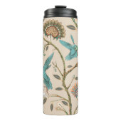Bouteilles Isothermes Beige seamless pattern with stylized flowers and b (Devant)