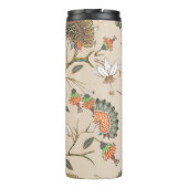 Bouteilles Isothermes Beige seamless pattern with stylized flowers and b (Dos)