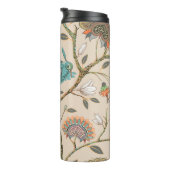 Bouteilles Isothermes Beige seamless pattern with stylized flowers and b (Tourné sur la droite)