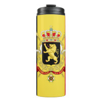 Belgique Travel Mug, drapeau patriotique belge