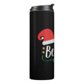 Bouteilles Isothermes Believe - Christmas Believe, Santa Hat, Santa Hat, (Tourné sur la gauche)