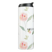 Bouteilles Isothermes Belle aquarelle florale (Tourné sur la gauche)