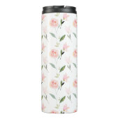 Bouteilles Isothermes Belle Aquarelle Florale Rose (Dos)