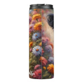 Bouteilles Isothermes Belle Bernese Mountain Dog & Flowers (Dos)
