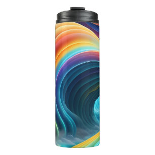 Bouteilles Isothermes Belle cascade arc-en-ciel