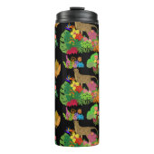 Bouteilles Isothermes Belle, Cheetah et jungle tropicale (Devant)