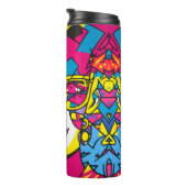 Bouteilles Isothermes Belle femme graffiti murale (Tourné sur la droite)