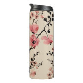 Bouteilles Isothermes Belle impression de fleurs d'aquarelle. St (Tourné sur la droite)