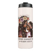 Bouteilles Isothermes Belle mère et fille noire (2) (Devant)