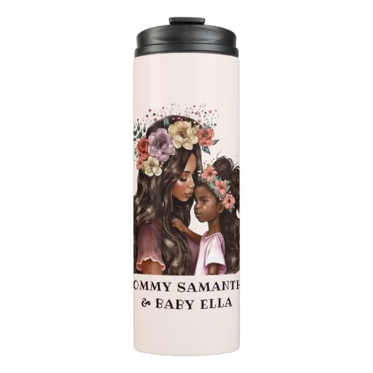 Bouteilles Isothermes Belle mère et fille noire (2) (Devant)