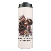 Bouteilles Isothermes Belle mère et fille noire (3) (Devant)