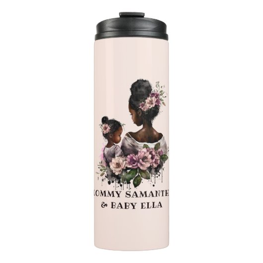 Bouteilles Isothermes Belle mère et fille noire (7) (Devant)