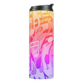 Bouteilles Isothermes Belle musique Joyeuses couleurs vives notes musica (Tourné sur la gauche)