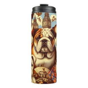 Bouteilles Isothermes Belle peinture anglaise de Bulldog