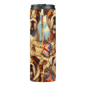 Bouteilles Isothermes Belle peinture anglaise de Bulldog (Dos)