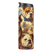 Bouteilles Isothermes Belle peinture anglaise de Bulldog (Tourné sur la droite)