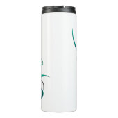 Bouteilles Isothermes Belle plume de paon (Dos)