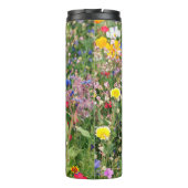 Bouteilles Isothermes belle prairie colorée de fleurs sauvages (Dos)