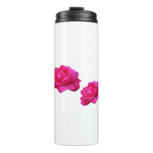 Belle rose double fleurs roses