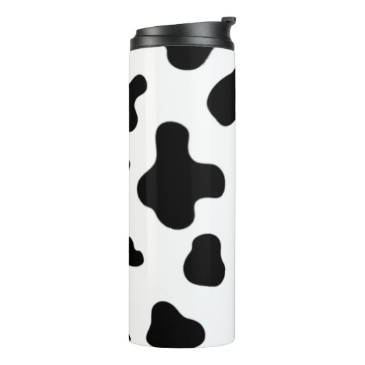 Bouteilles Isothermes Belle vache noire et blanche (Tourné sur la gauche)