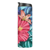 Bouteilles Isothermes Belles fleurs tropicales (Tourné sur la droite)