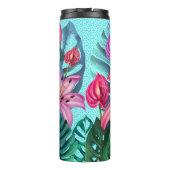 Bouteilles Isothermes Belles fleurs tropicales (Dos)