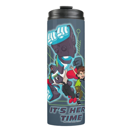Bouteilles Isothermes Ben & Omni-Enhanced Four Arms - It's Hero Time (Devant)