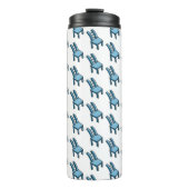 Bouteilles Isothermes Bendy Warped Blue Chair Cartoon Illustration (Devant)