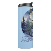 Bouteilles Isothermes Bénédiction solstice Wolf d'hiver Moonlight Woods (Tourné sur la gauche)