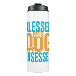 Bouteilles Isothermes Béni et obsédé de chien Design vintage pour amoure