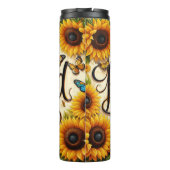 Bouteilles Isothermes Béni : Les tournesols et les papillons radient (Dos)