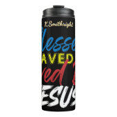 Bouteilles Isothermes Béni Sauvé Aimé Par Jésus (Devant)