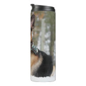 Bouteilles Isothermes Berger Allemand En Neige (Tourné sur la droite)