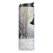 Bouteilles Isothermes Berger Allemand Laisser Neige Noël (Tourné sur la gauche)