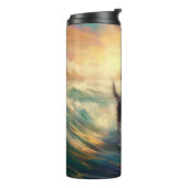 Bouteilles Isothermes Bernedoodle Beach Surf Peinture (Tourné sur la gauche)