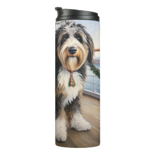 Bouteilles Isothermes Bernedoodle Christmas Cruise : Pawsome Holiday