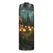 Bouteilles Isothermes Bernedoodle Noël Festival Voyage (Devant)