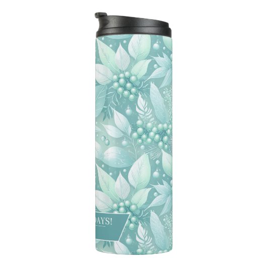 Bouteilles Isothermes Berries de Noël côtier Motif #7 ID1009 (Tourné sur la droite)