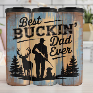 Bouteilles Isothermes Best Buckin' Papa : Chasseur, Cerf, Chien