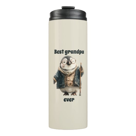 Bouteilles Isothermes Best Grandpa Ever Winter Penguin (Devant)