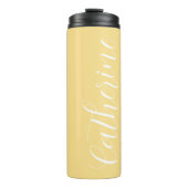 Bouteilles Isothermes Beurre Jaune Mariage stylisé (Devant)