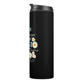 Bouteilles Isothermes Bible chrétienne Verse Philippiens 4:13 Fleur (Tourné sur la droite)