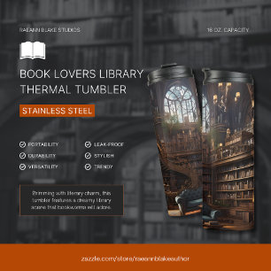Bouteilles Isothermes Bibliothèque des Amoureux de Livres Tumbler Thermi