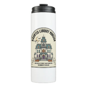 Bouteilles Isothermes Bibliothèque hantée Salem Fantôme Vintage Hallowee