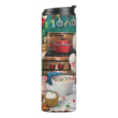 Bouteilles Isothermes Bichon Frise Gîtes : Festif Noël (Tourné sur la gauche)