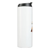 Bouteilles Isothermes Bichon Frisé Halloween Vampire Pup avec Citrouille (Tourné sur la gauche)