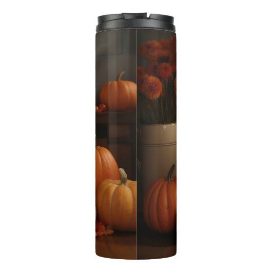 Bouteilles Isothermes Bichon Frise Puppy Automne Citrouille délice (Dos)