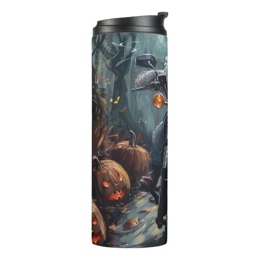 Bouteilles Isothermes Bichon Frise Riding Moto Halloween Scandale (Tourné sur la gauche)