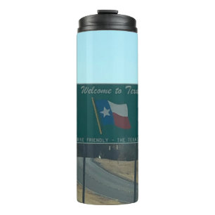 Bouteilles Isothermes Bienvenue au Texas Thermal Tumbler